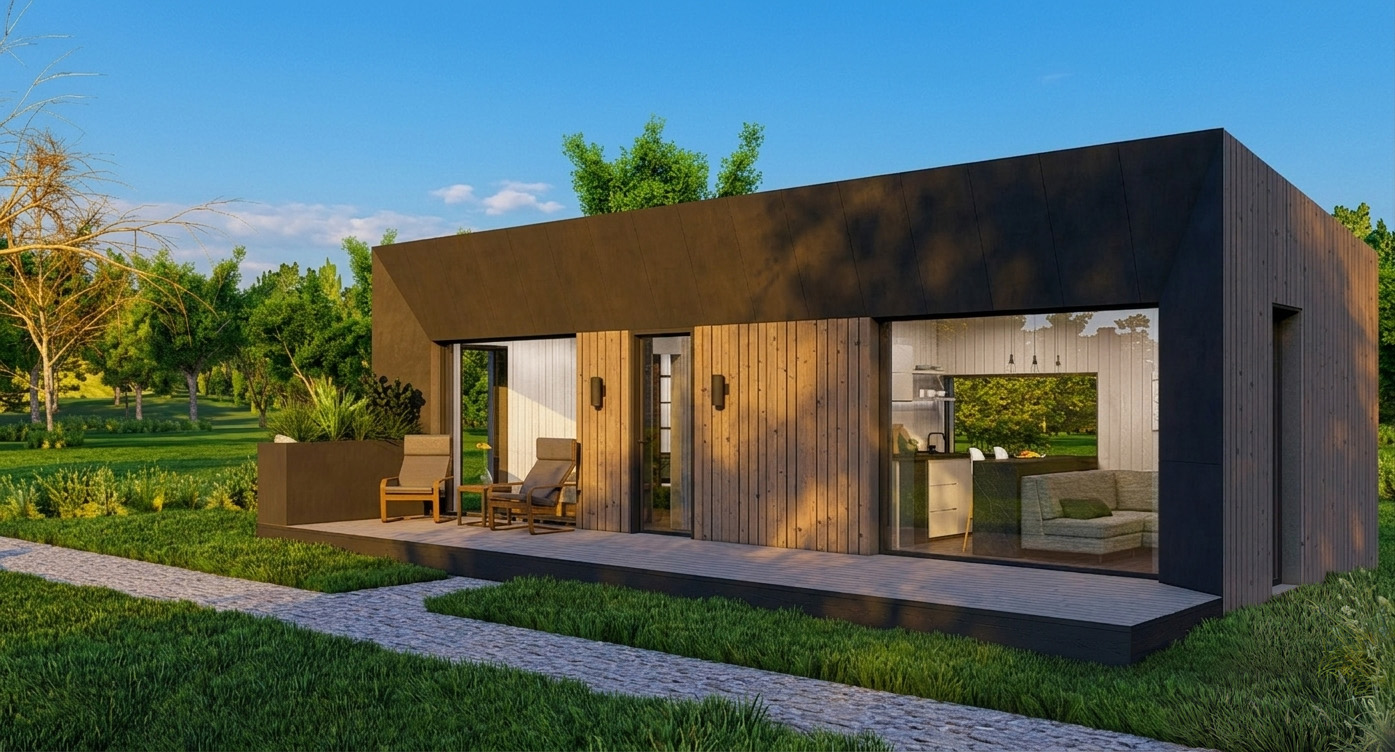 Exterior sunny view